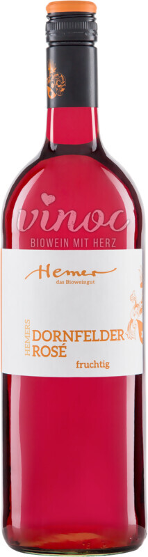 Dornfelder Rosé halbtrocken QW Vinoc Rheinhessen | Hemer 1l 2022