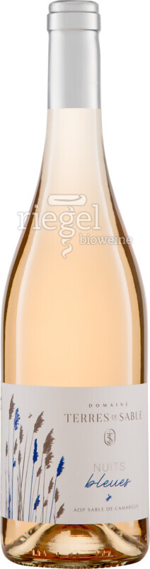 NUITS BLEUES Rosé Sable de Camargue IGP 2022 Domaine Terres de Sable |  Riegel Weinimport | Roséweine